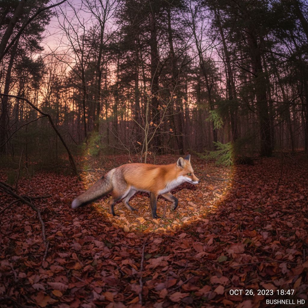Fuchs im Herbstwald — Wildkamera Jagd Taktik 2026