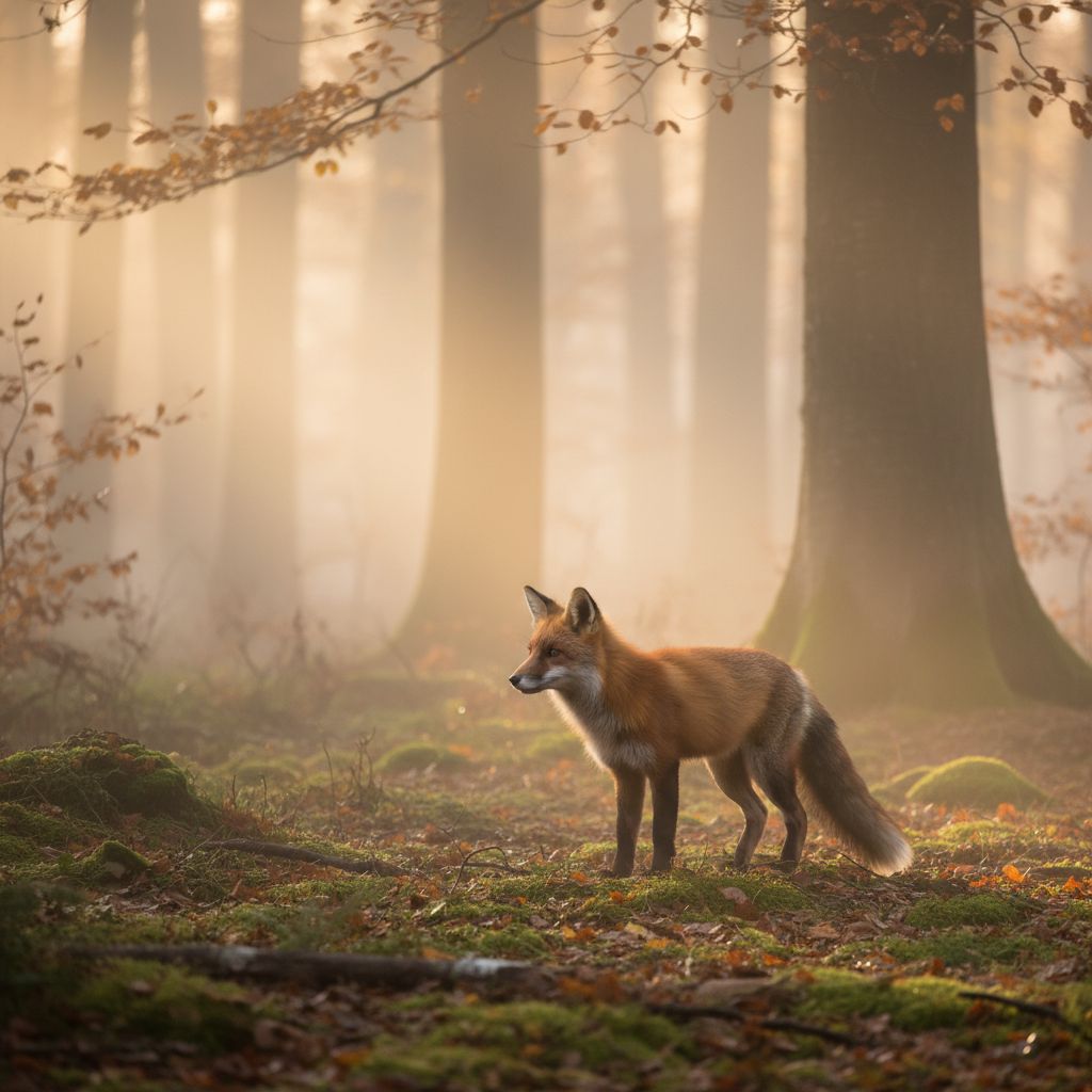 Wildkamera-Standort für Fuchsbeobachtung im Revier