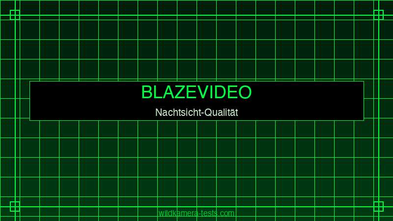 BlazeVideo Wildkamera Nachtsicht-Qualität im Vergleich — No-Glow vs Low-Glow