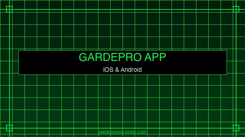 GardePro App iOS Android — alle Kameras in einer Übersicht verwalten