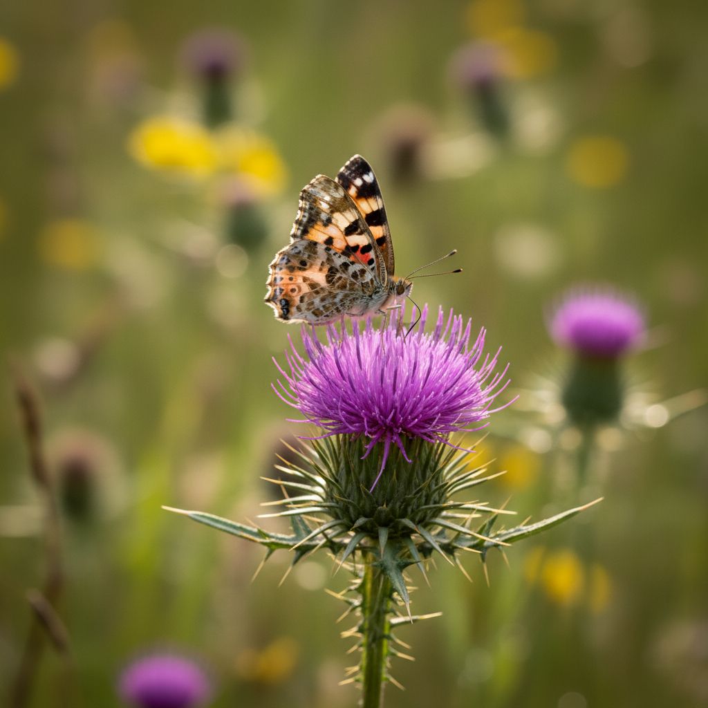 Wildblumen Nahaufnahme Makrofotografie Naturszene