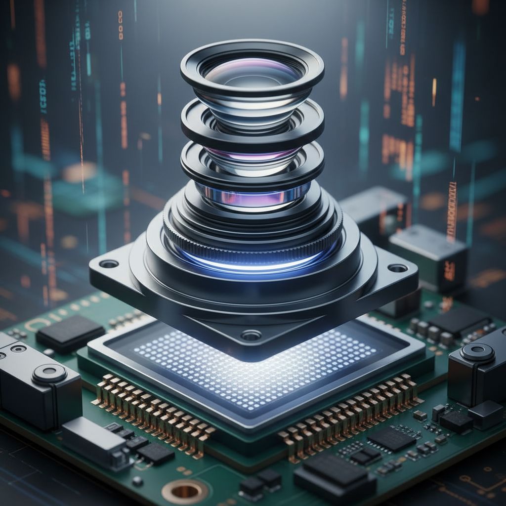 Optik Sensor Nahaufnahme Technik Detailphotographie