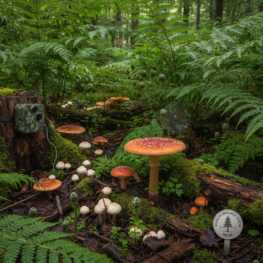 Waldunterholz Bodenperspektive Kleintier-Habitat