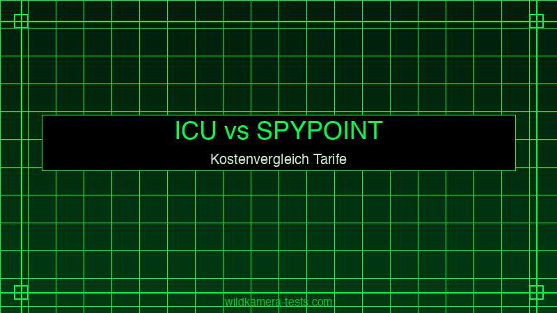 ICU CLOM vs Spypoint Gesamtkostenvergleich — Kamera plus Tarif über 3 Jahre