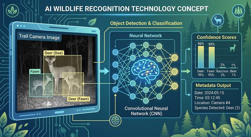Wildkamera KI-Tiererkennung künstliche Intelligenz erklärt