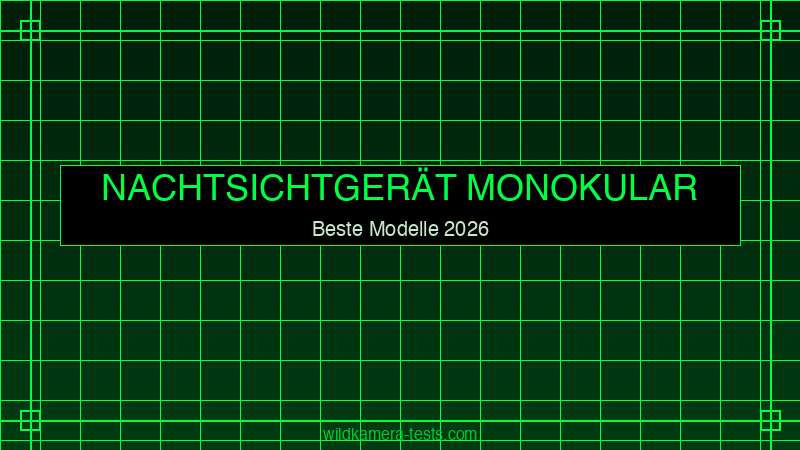 Nachtsichtgerät Monokular Test 2026 — Beste Modelle im Vergleich