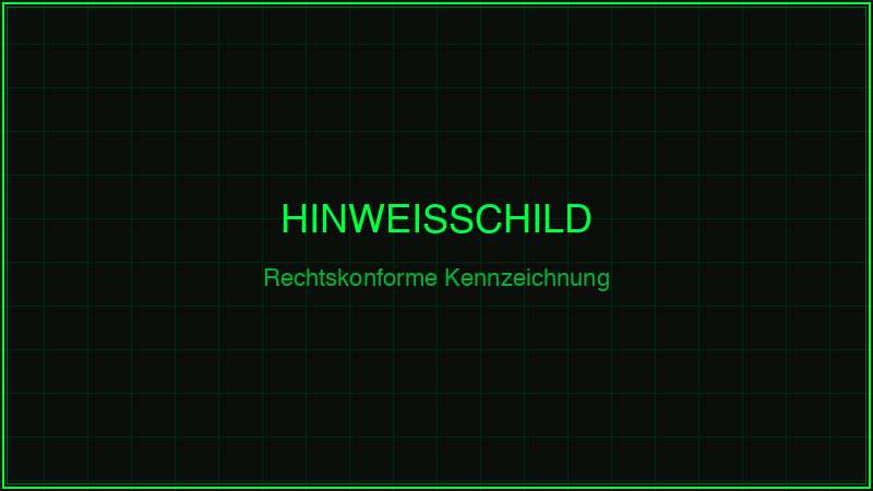 Hinweisschild für Wildkamera – Kennzeichnungspflicht nach DSGVO