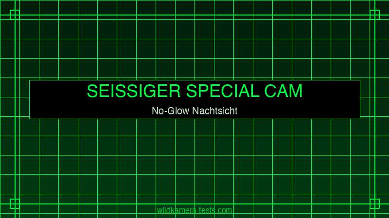 Seissiger Special Cam LTE Nachtsicht — No-Glow 940nm unsichtbarer Infrarotblitz