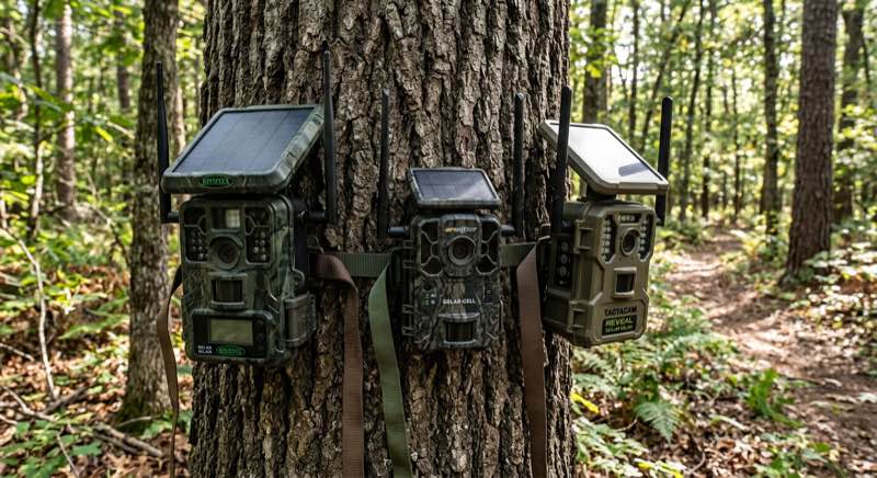 Solar WLAN Wildkameras im Vergleich — VisorTech, Lutranstra, GardePro